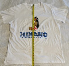 Hinano Tahiti Shirt White Beer Logo Graphic Short Sleeve Tee Gildan XL