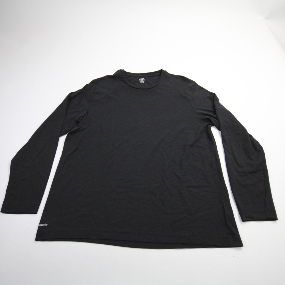 Athletic Works Long Sleeve Shirt Men’s Black Used L