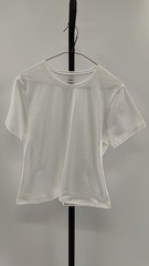Quince Men Cotton Modal Crew Neck Tee Sleeved Top White L