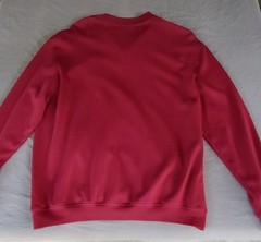 New Masters Tournament H.A.T Bobby Jones Pullover Red Pima Cotton Size L 1/4 Zip
