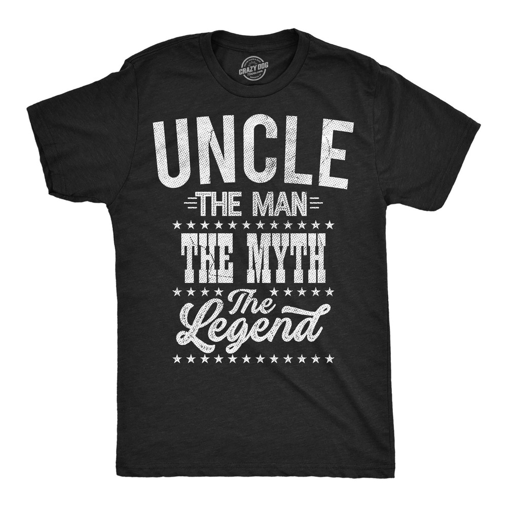 Mens Funny T Shirts Uncle The Man The Myth The Legend Sarcastic Graphic Novelty
