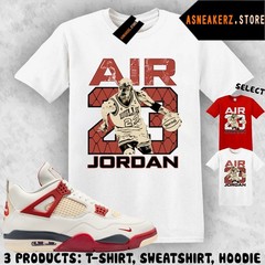 Tee Shirt Matching AJ 4 Nigel Brick After Brick Match Sneaker Vintage Air MJ 23