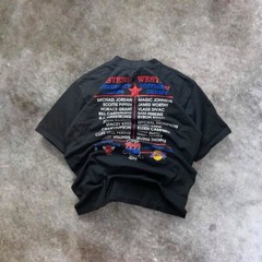 1991 NBA Finals Bulls and Lakers Salem Sportswear Grail Tee -Size Large