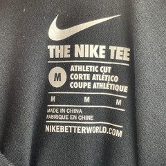 Nike Men Athletic Cut Layered Hem T-Shirt Black Charcoal Athleisure 746425-010 M