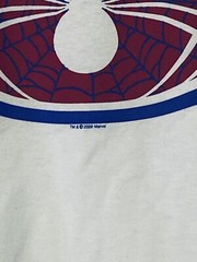 Giant Brand Spider-Man Shirt XL Spiderman White with Red Blue Logo New with Tag