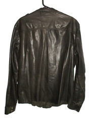 Men’s All Saints REBELL LEATHER SHIRT jacket overshirt XL (ref63) £149.99!!!!!