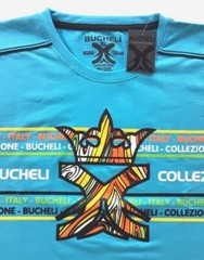 Men’s Bucheli Cotton T Shirt,Italian Style,Slim Fit,Stretch S M……A5.A