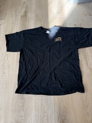 Gildan Black T Shirt Mens L Nicaragua Pond Weston Logo Cotton Tee