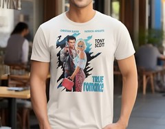 True Romance V1 TShirt Vintage 8 colors TShirt DTG Print SIZES S-5XL