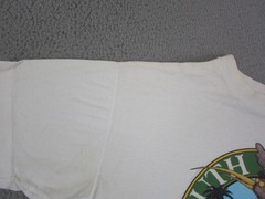 Vintage New Zealand Shirt Mens Medium White Single Stitch 90s South Pacific Kiwi