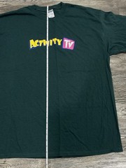 Activity TV 2000s On Demand Promo Tee Cartoon Show XL Nostalgia Grail RARE