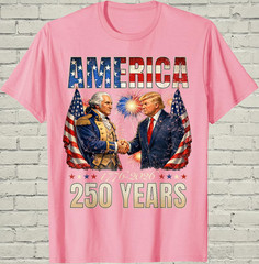 America 250th Anniversary Shirt, Trump Washington Patriotic Tee