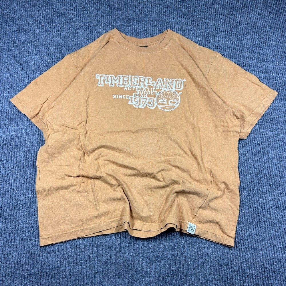 Vintage Timberland Shirt Mens XL Authentic Rugged Gear Since 1973 Streetwear