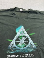 SUBWAY TO SALLY NORD NORD OST 2005 TOUR promodoro black shirt 43in