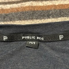 Public Rec Go-To Henley Mens Medium Stretch Performance Shirt C9