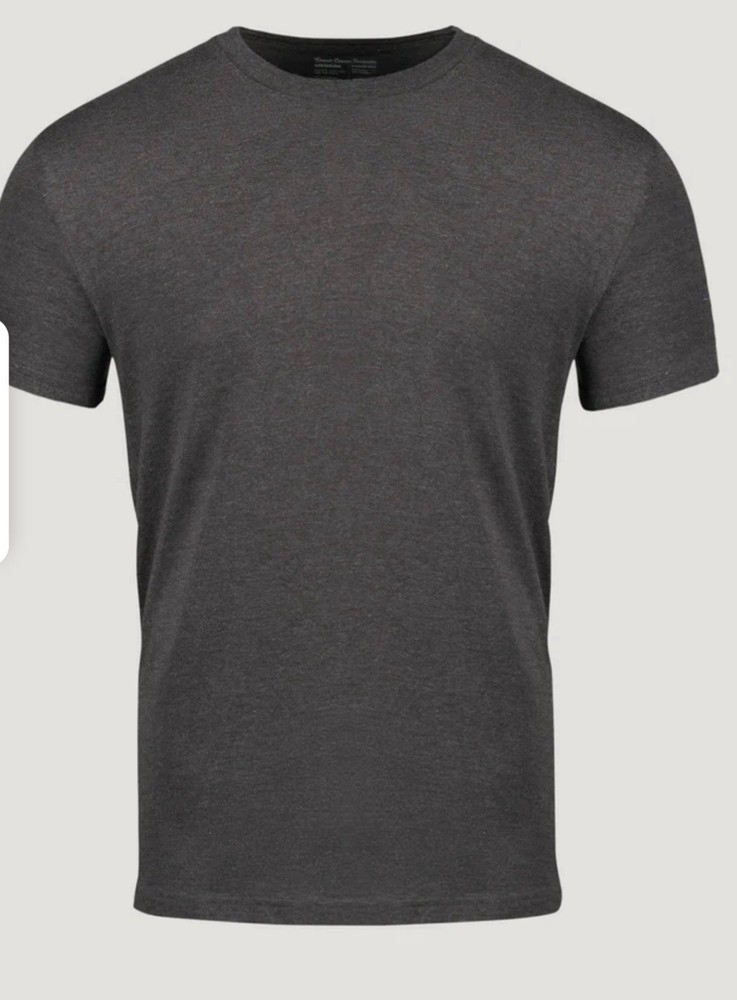 Fresh Clean Threads Short Sleeve Crew Neck 2XL-Charcoal