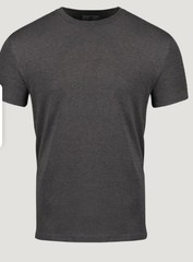 Fresh Clean Threads Short Sleeve Crew Neck 2XL-Charcoal