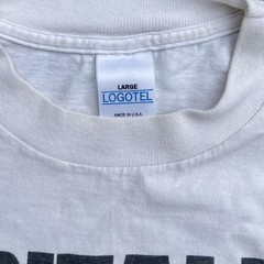 90s Dilbert Capitalism White Sleeveless Tank. Made in U.S.A L Vintage