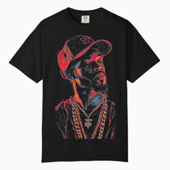 Neon Urban Hip Hop Streetwear Tee, Comfort Colors T Shirt, Unisex Streetwear Tee