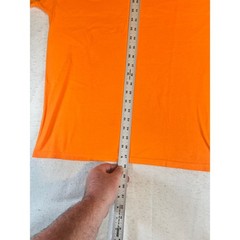 Hanes Comfort Blend Safety Orange T-Shirt Men’s Large Cotton/ Poly 50/50 Hunting