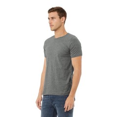 5 Pack Bella Canvas Mens Heather T Shirts Short Sleeve Crew Neck Tees Large C9