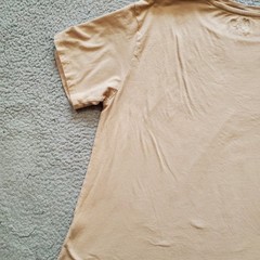 David Bowie Shirt Mens Small Tan Pink Pop Rock Band Music Concert Lets Dance