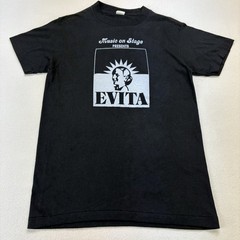 Vintage 80s Evita Play T Shirt Size Large (Fits Smaller)