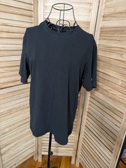 Kenneth Cole Active Tech Crew Neck Short Sleeve T-Shirt UPF 50+ Black Sz Small