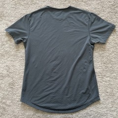 BYLT Drop-Cut Lux Tee Gray Polka Dot Performance Stretch Shirt Men’s Size Large