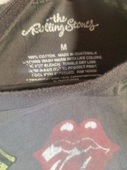 The Rolling Stones Women’s Medium Faded Graphic Band T-Shirt Rock Tee