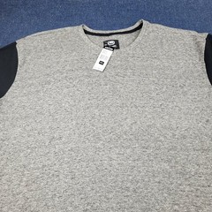 Ecko Unltd Mens Grey Marled Thermal Long Black Sleeve Shirt 4XL NWT Y2K