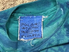 90s RARE Vintage Local Colors Cactus Tie Dye Mary Dee Hand Designed Beefy Tee
