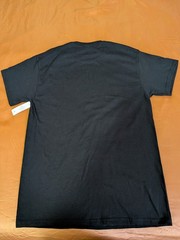 Heavy Cotton MenBlack Crew Neck Short Sleeve Embroidered T-Shirt M