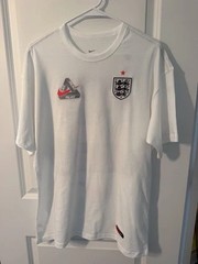 PALACE NIKE ENGLAND T-SHIRT WHITE Ready to ship!!! size M!!