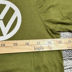 Volkswagen Short Sleeve 1960 T1 Samba T-Shirt – Olive Green – Adult MED Tee NEW