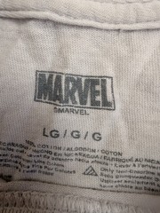 Marvel Spider-Man Graphic Print White Cotton Short Sleeve T-Shirt Size L
