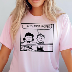 I Miss Todd Snider Peanuts Inspired T-shirt