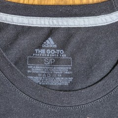 adidas Mens Sz Small Climalite Badge of Sport Graphic Tee Shirt Flawed