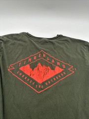 Timberland T-Shirt Men Small Graphic Print Logo Green ..#23402