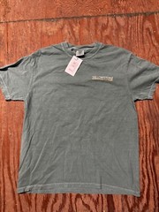 Comfort Colors Men’s Yellowstone National Park T-shirt S Green Geyser Views Tee