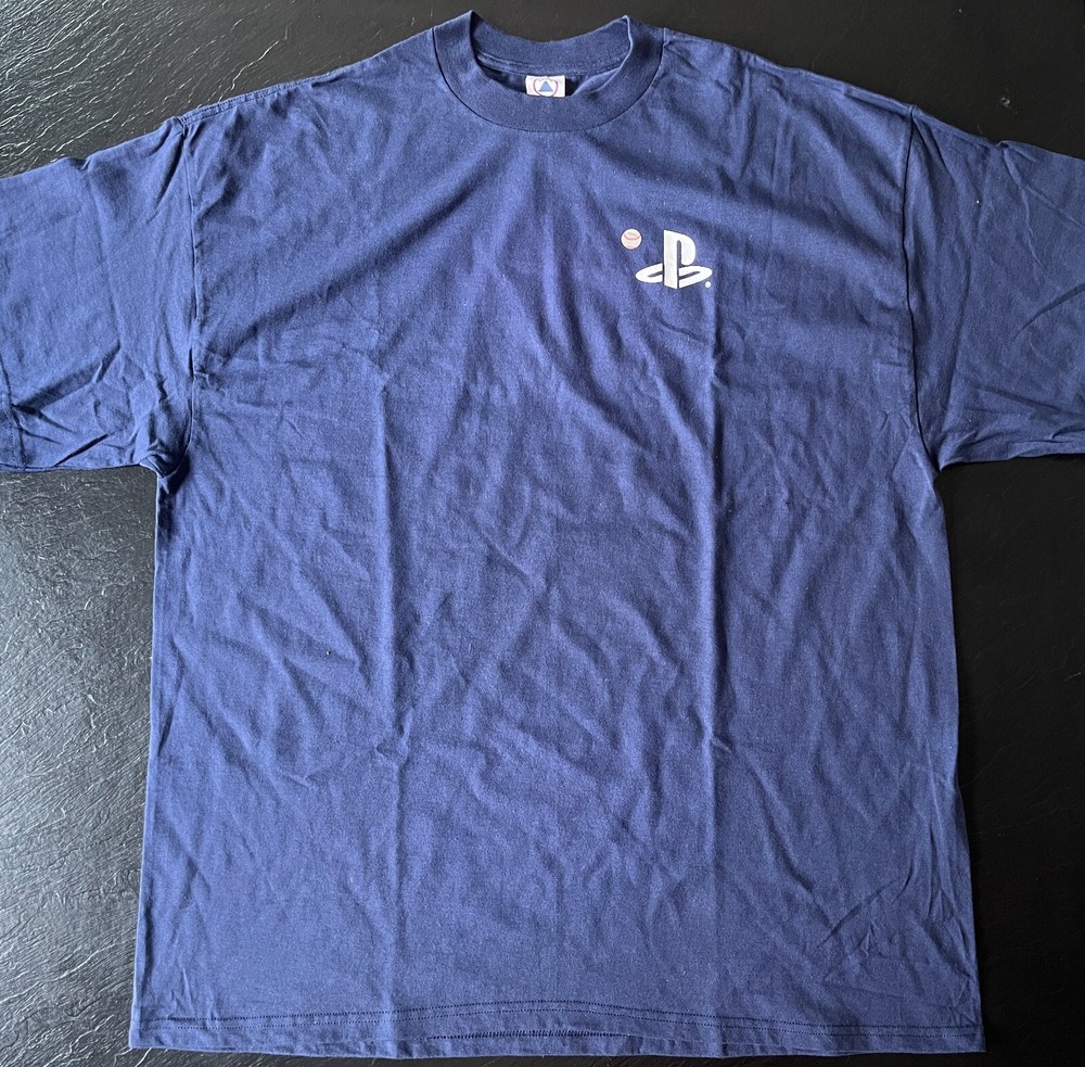 MLB 09 The Show Playstation RARE Video Game Promo Shirt Men 2XL New with Sticker