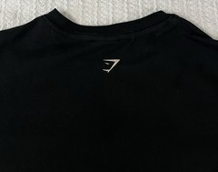 Gymshark Ironworks Oversized Shirt Mens LIFTING Black Small 18” X 25”