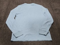 NWT Roebuck Long Sleeve Waffle Knit Thermal Shirt Blue Men’s Large