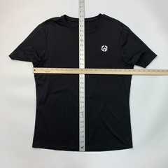 Neleus Textured T Shirt Mens L Large Black Short Sleeve Gym Workout Training Tee