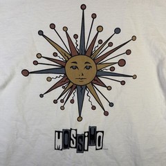 Vintage Mossimo Shirt Mens Medium White 90s Stussy Sun Abstract Art Skate Surf