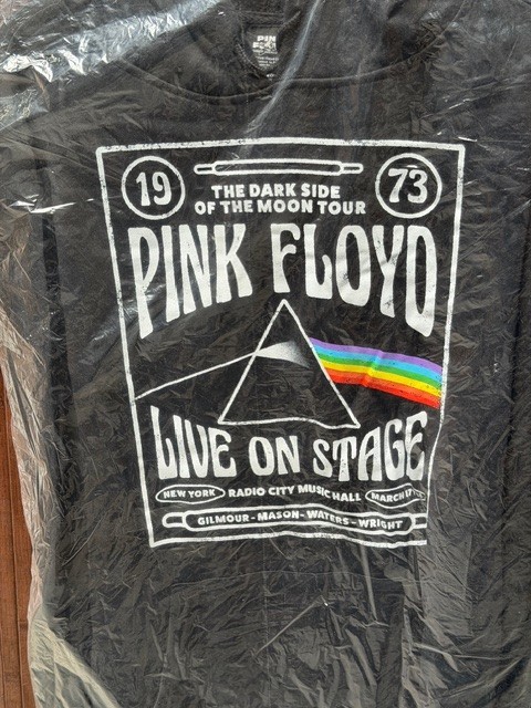 Pink Floyd Dark Side of the Moon Sweatshirt Men’s XL Black Rock Band Pullover