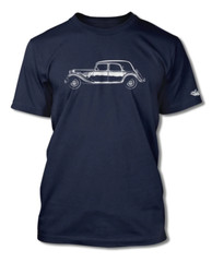 Citroen Traction Avant 11B 1934 – 1957 T-Shirt – Men – Side View – French Car