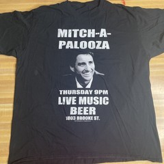 OLD SCHOOL Mitch-A-Palooza Vintage T Shirt Size XL Black