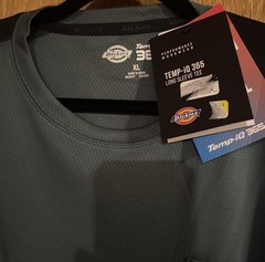 Dickies Men’s Shirt Temp-iQ Performance Cooling Long Sleeve Green/Black
