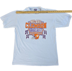 Vintage Clemson Tigers Greatest Fans On Earth T Shirt Large Step Ahead NCAA